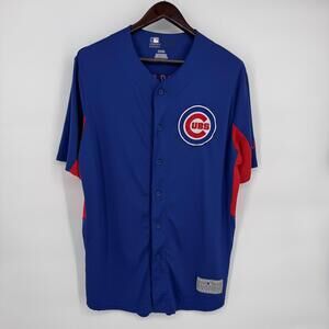 Chicago Cubs Jersey Mens XL Blue MLB Baseball Genuine Merchandise Bryant 17